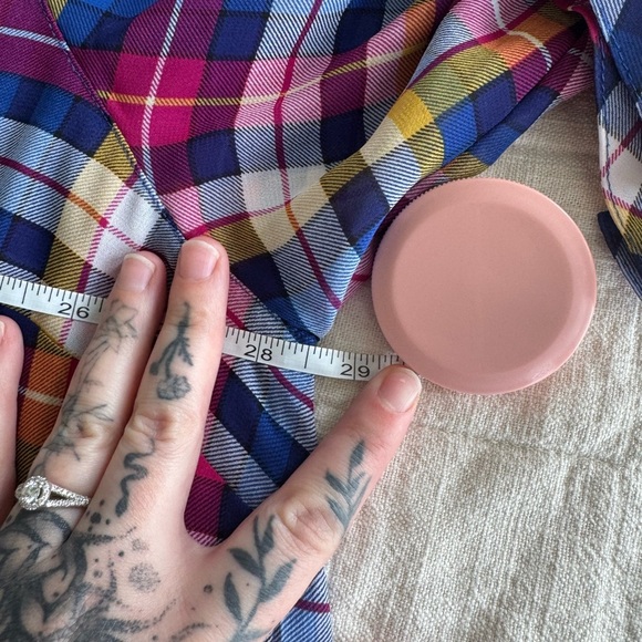 Catherine’s Plaid Colored Blouse - Size 3XL - Perfect Condition - Picture 8 of 10